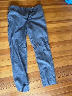 J. Crew Men's Gray Slim Chino Pants